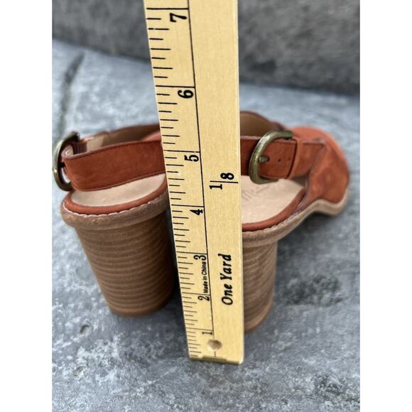 Madewell Ruthie Criss Cross Sandal Women’s 7.5 Leather Sling Back 3 Inch Heel - Picture 14 of 14